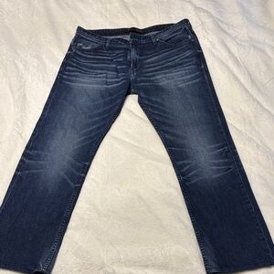 Guess Men's Dark Blue Relaxed Jeans